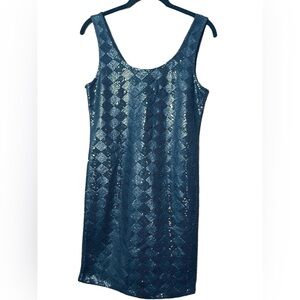 Love Culture Sequined Black Dress